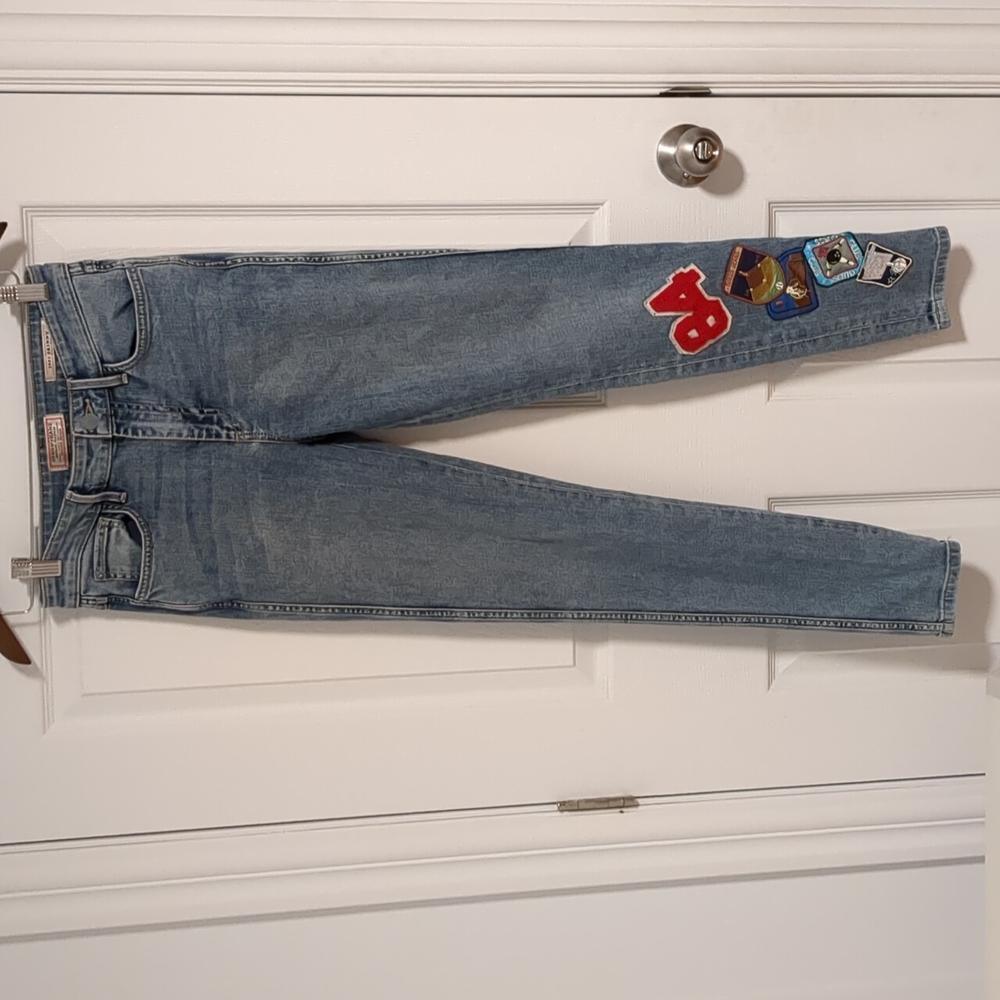 Guess 1981 Embroidered Skinny Jeans#Clearance#Lastprice#No offer